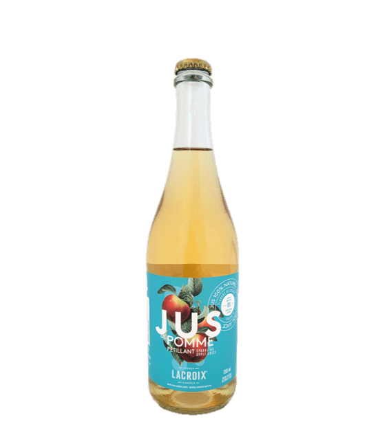 Jus de pomme pétillant - 750 ml - Cidrerie Lacroix