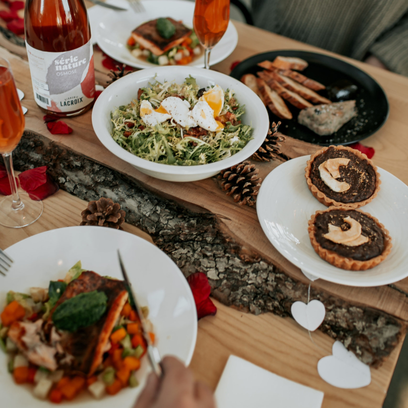 Boite Repas Saint-Valentin avec Osmose