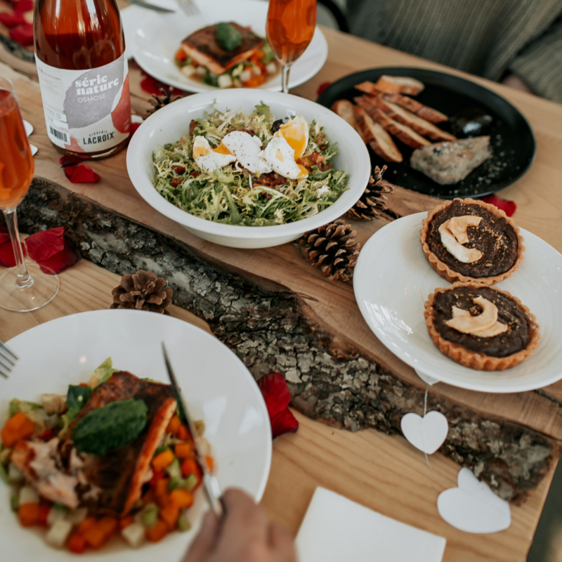 Boite Repas Saint-Valentin avec Gabrielle